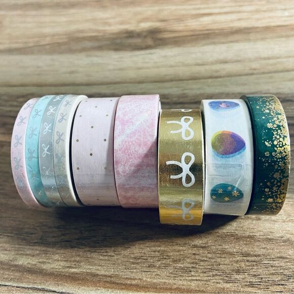 Simply gilded washi tapes 9 all new - Picture 2 of 7